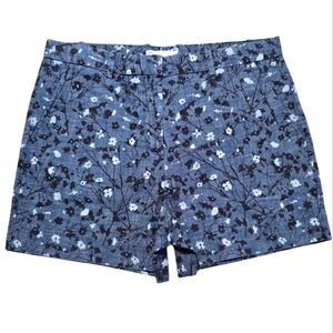 Gap Tailored Floral Patterned Blue Shorts 8R